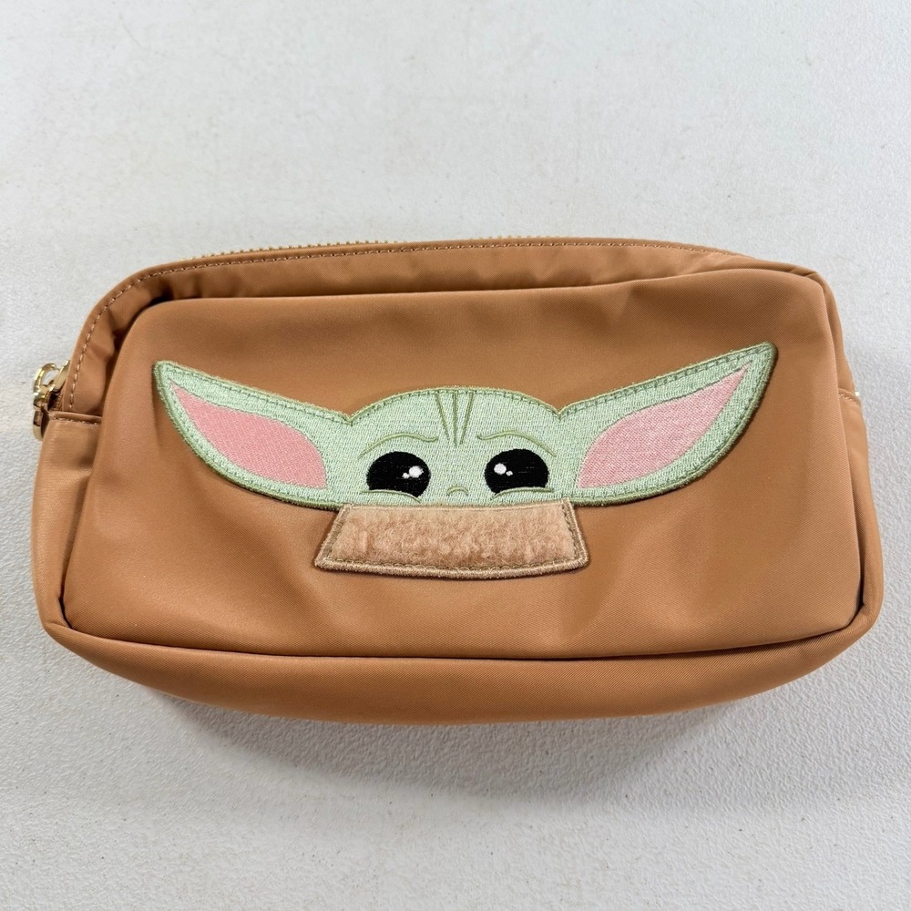 Stoney Clover Lane x Star Wars Grogu Pouch Zip Top Cosmetic Makeup Bag Baby Yoda